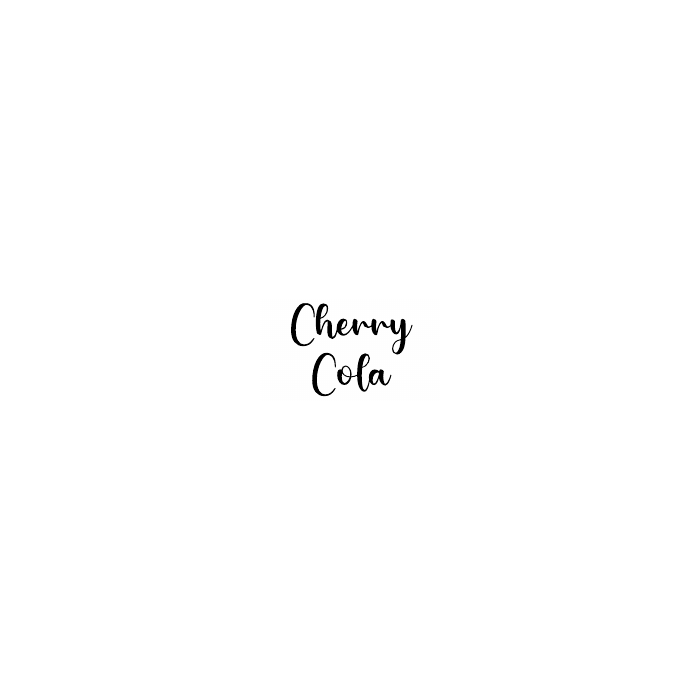 Cherry Cola flavor label