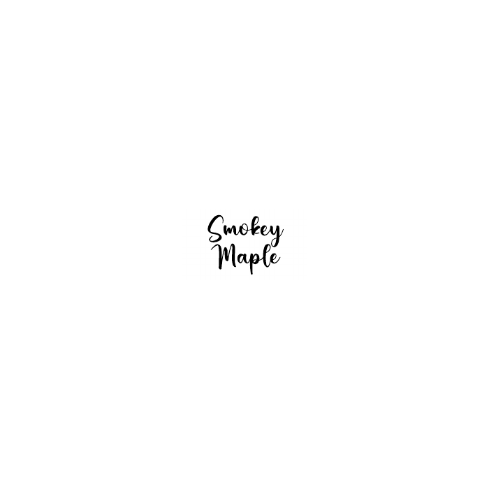 Smokey Maple flavor label